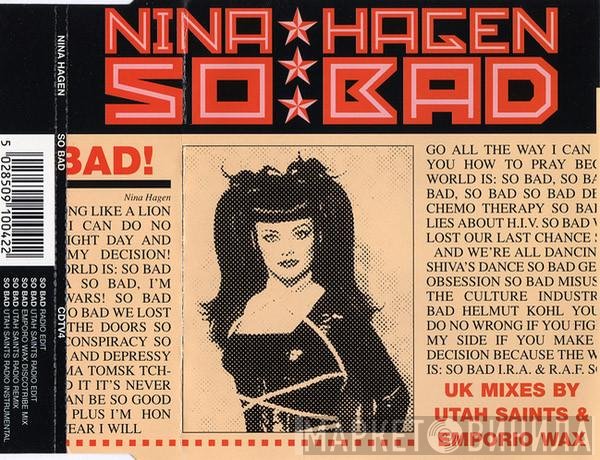 Nina Hagen  - So Bad