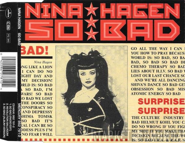 Nina Hagen  - So Bad