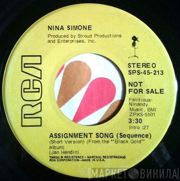 Nina Simone  - Assignment Song (Sequence)