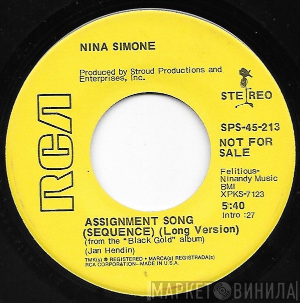 Nina Simone  - Assignment Song (Sequence)