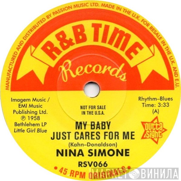 Nina Simone - My Baby Just Cares For Me / Work Song