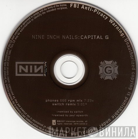 Nine Inch Nails  - Capital G