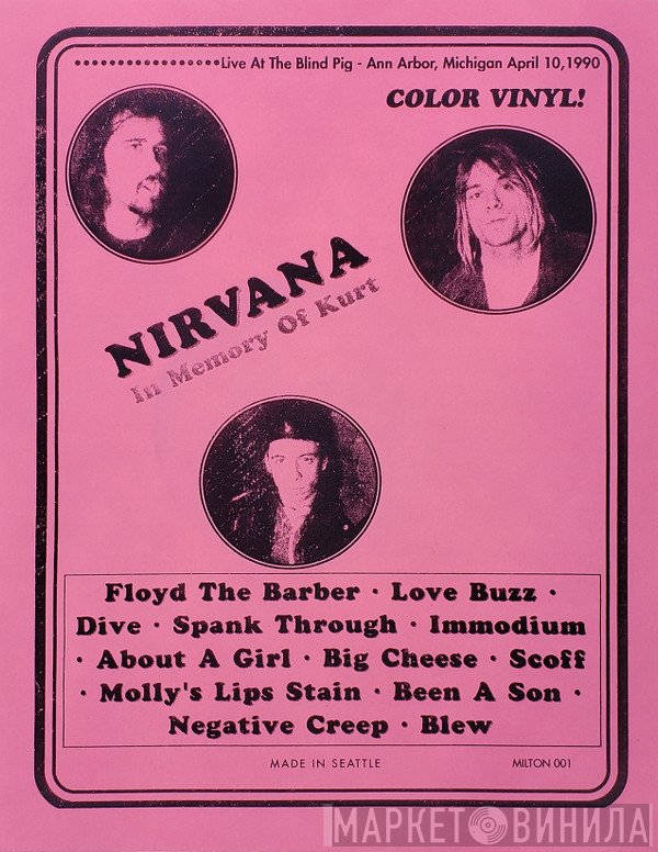Nirvana  - In Memory Of Kurt