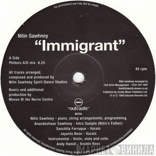 Nitin Sawhney - Immigrant