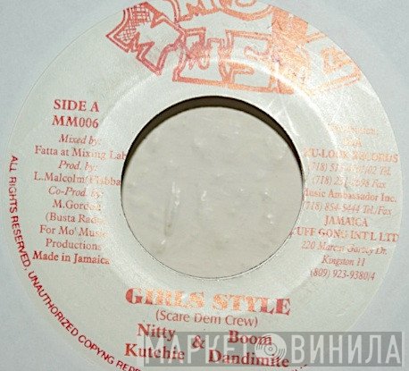 Nitty Kutchie, Boom Dandimite - Girls Style
