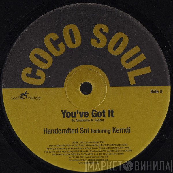 Nkemdi Amadiume, Handcrafted Sol - You've Got It