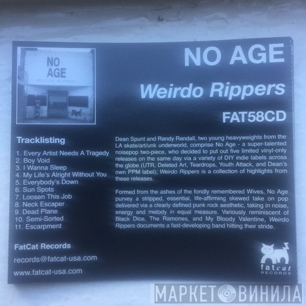 No Age  - Weirdo Rippers