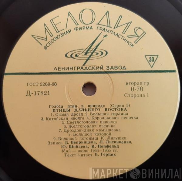 No Artist - Голоса Птиц В Природе (Серия 5). Птицы Дальнего Востока