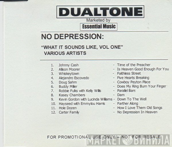 - No Depression (What It Sounds Like (Vol. 1))