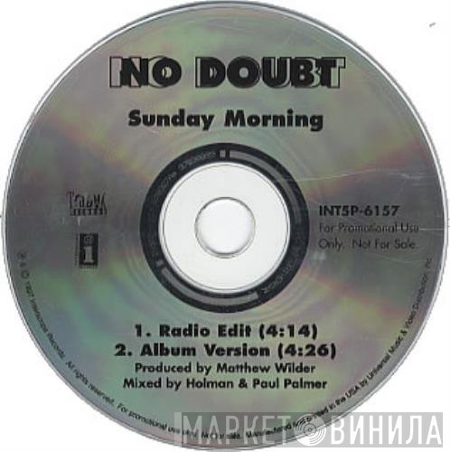 No Doubt  - Sunday Morning