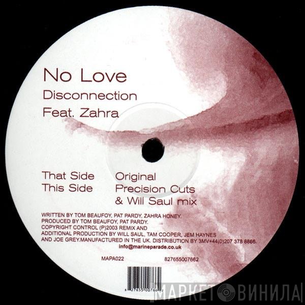 No Love, Zhara Honey - Disconnection