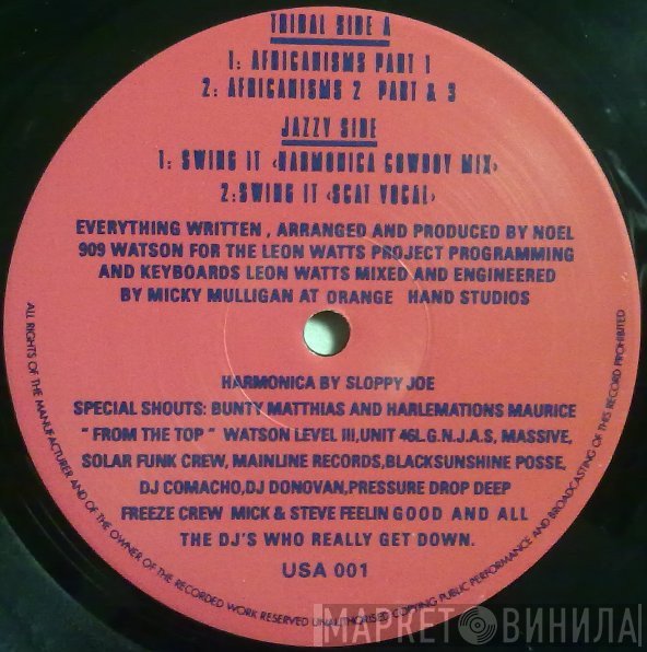 Noel Watson - Africanisms / Swing It