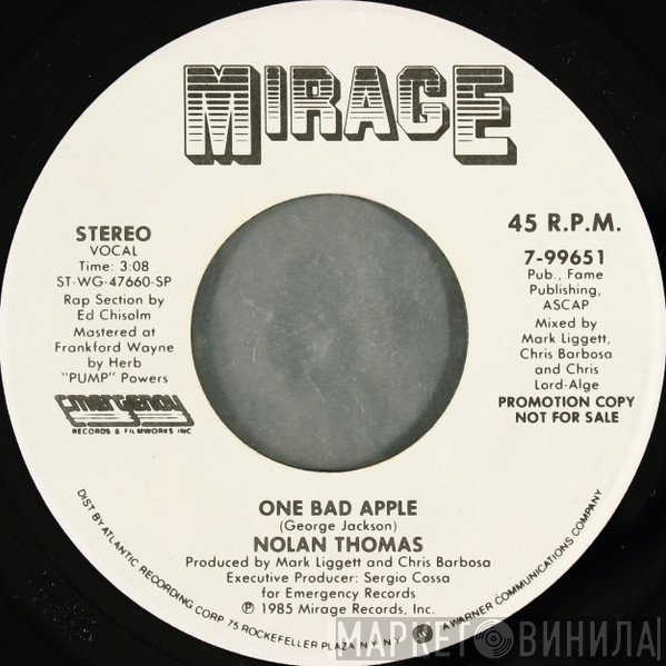 Nolan Thomas - One Bad Apple