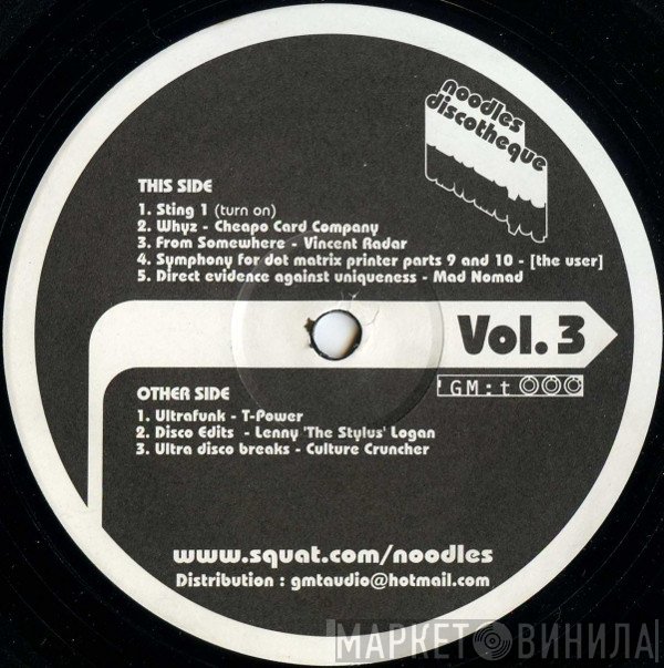  - Noodles Discotheque Vol. 3