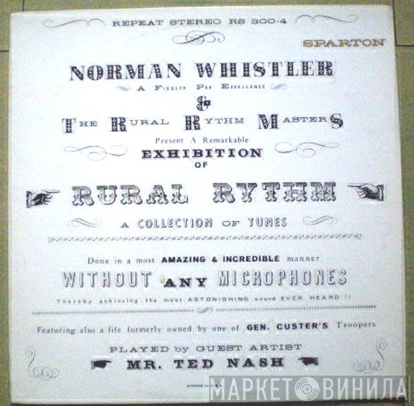 Norman Whistler & The Rural Rythm Masters  - Rural Rythm