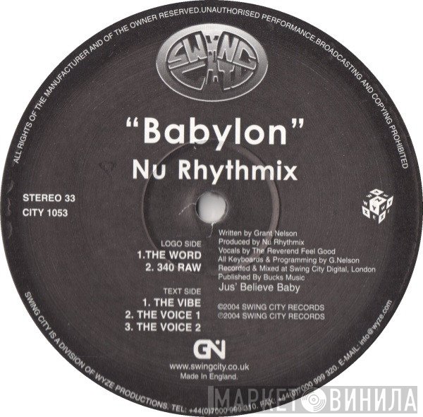 Nu Rhythmix - Babylon