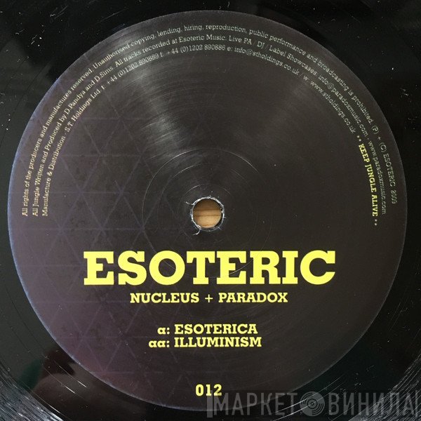 Nucleus & Paradox - Esoterica / Illuminism