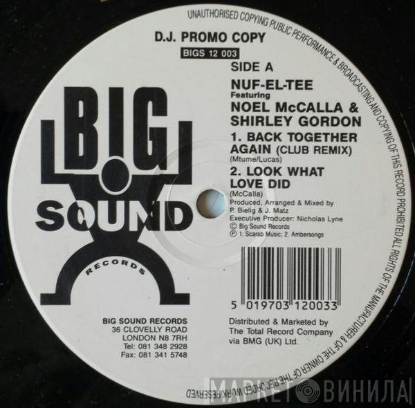 Nuf-El-Tee Featuring Noel McCalla & Shirley Gordon  - Back Together Again