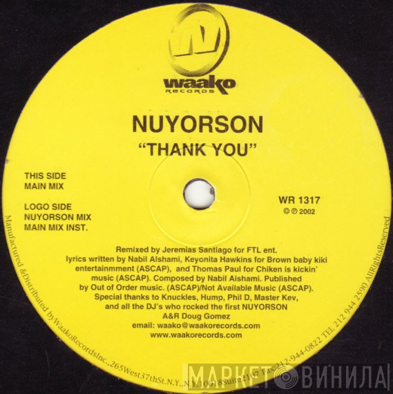 Nuyorson - Thank You