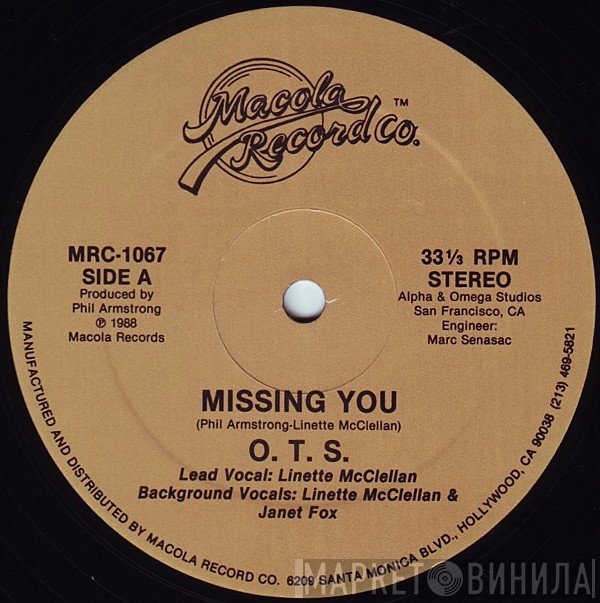 O.T.S. - Missing You