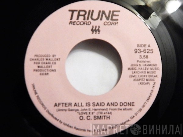 OC Smith - After All Is Said And Done / Brenda