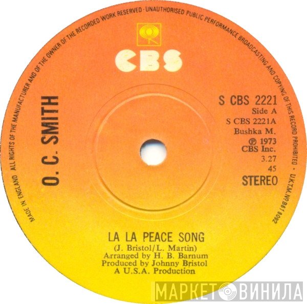 OC Smith - La La Peace Song
