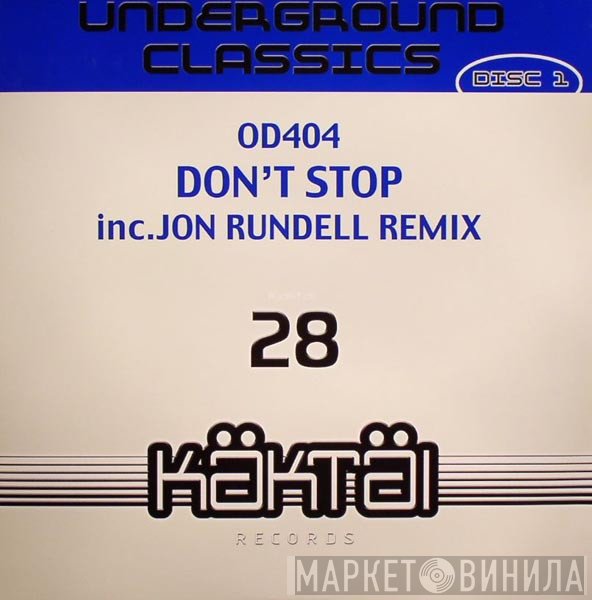 OD404 - Underground Classics (Disc 1)