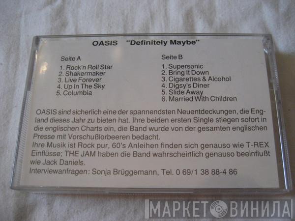 Oasis   - Definitely Maybe