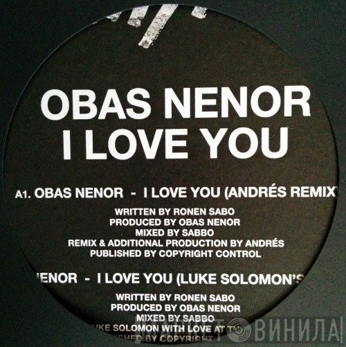 Obas Nenor - I Love You
