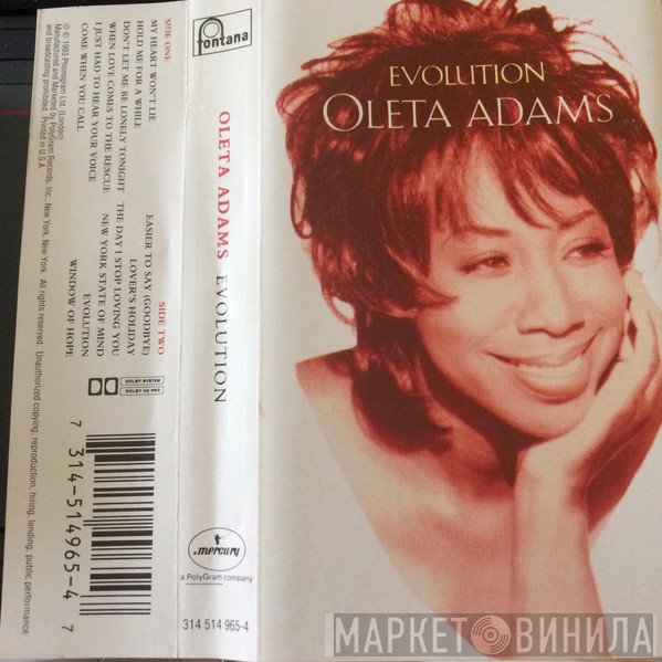 Oleta Adams  - Evolution