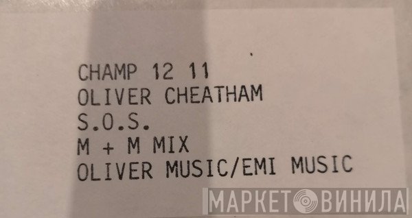 Oliver Cheatham - S.O.S.