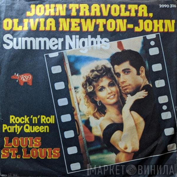 Olivia Newton-John, John Travolta, Louis St. Louis, "Grease" Cast - Summer Nights / Rock 'N' Roll Party Queen
