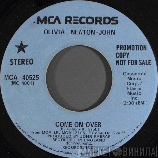 Olivia Newton-John  - Come On Over