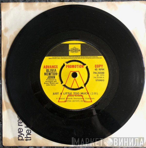 Olivia Newton-John - Just A Little Too Much