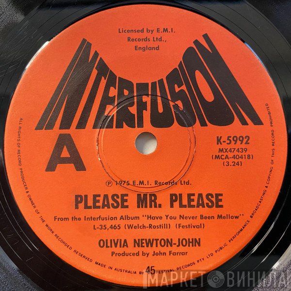 Olivia Newton-John  - Please Mr. Please