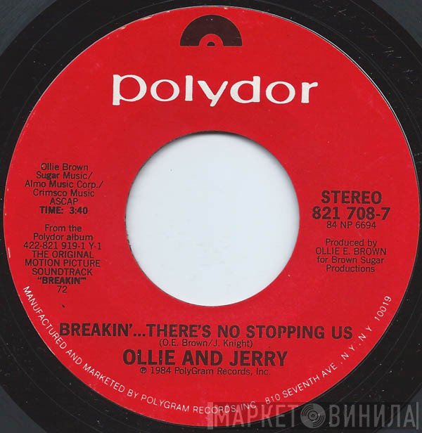 Ollie And Jerry - Breakin'... There's No Stopping Us