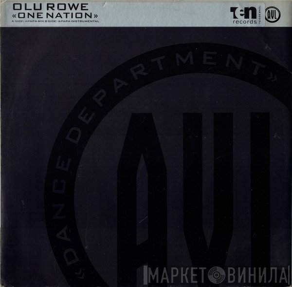 Olu Rowe - One Nation