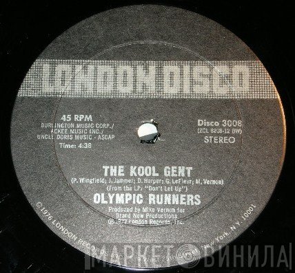 Olympic Runners - Keep It Up / The Kool Gent