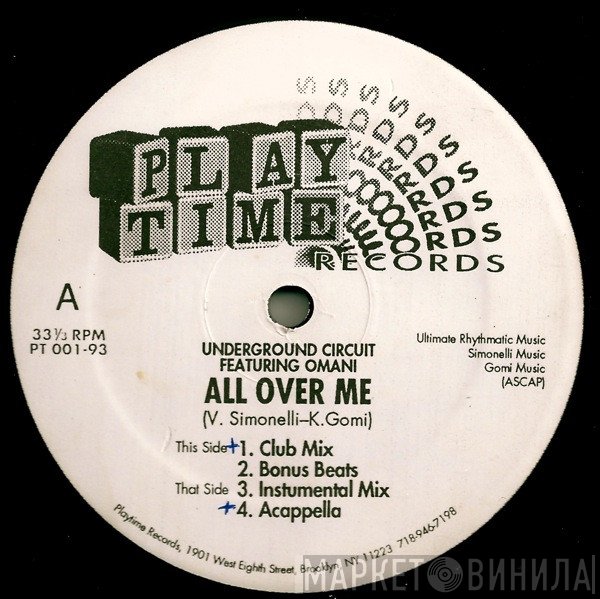 Omani, Underground Circuit  - All Over Me