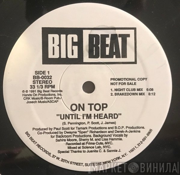 On Top - Until I'm Heard