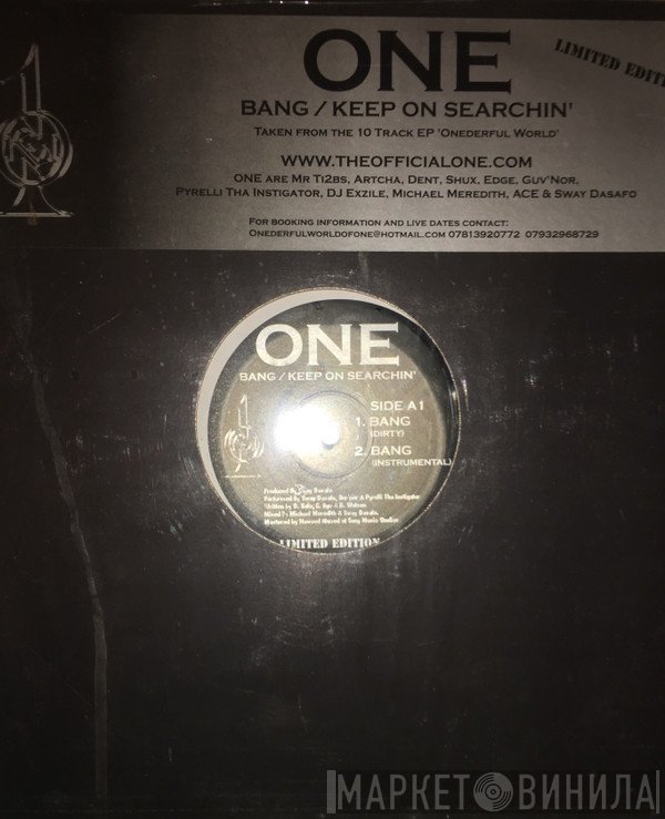 One  - Bang / Keep On Searchin'