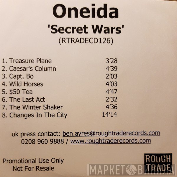 Oneida  - Secret Wars