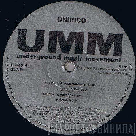 Onirico - Stolen Moments