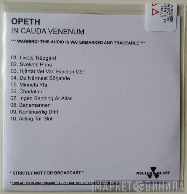 Opeth  - In Cauda Venenum