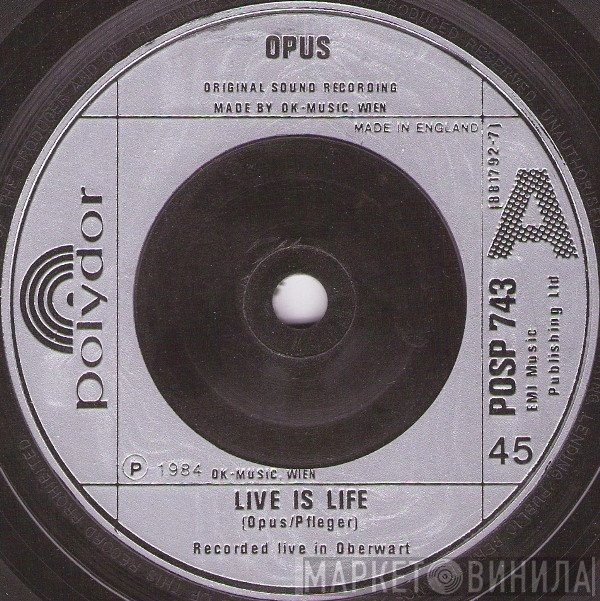 Opus - Live Is Life