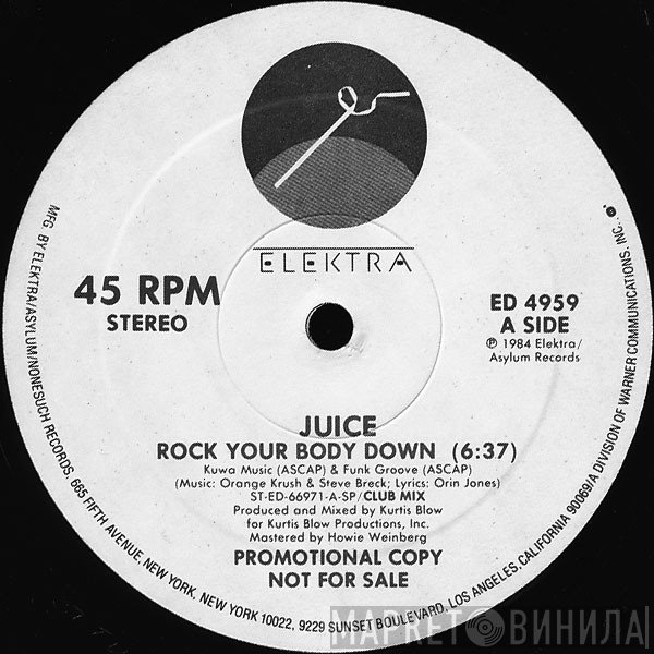 Oran 'Juice' Jones - Rock Your Body Down