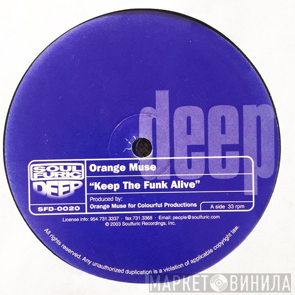 Orange Muse - Keep The Funk Alive