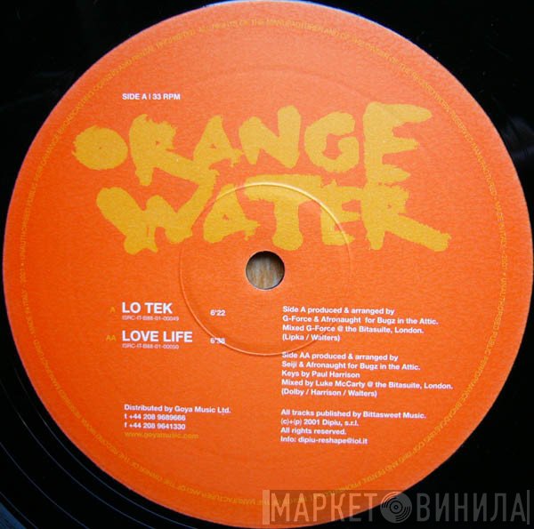 Orange Water - Lo Tek  / Love Life