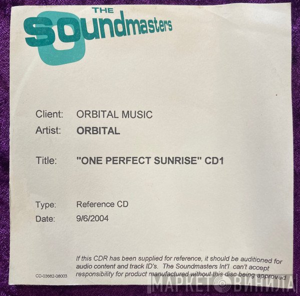 Orbital - One Perfect Sunrise