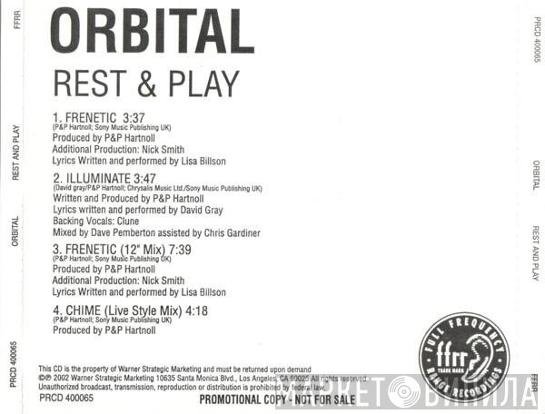 Orbital  - Rest & Play
